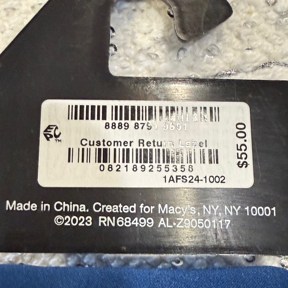 Alfani Burgundy and Navy Pocket Square Set - Picture 2 of 5